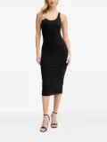 Armani Exchange racer-back midi dress - Black
