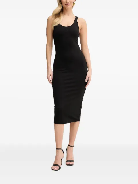 Armani Exchange racer-back midi dress