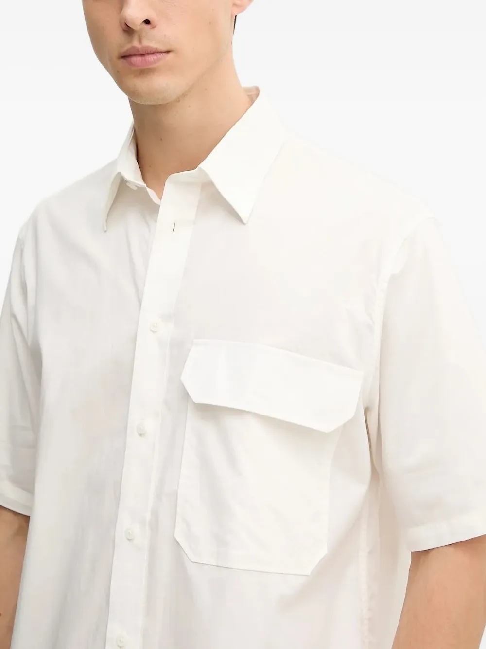 Armani Exchange pocket short-sleeve shirt Wit
