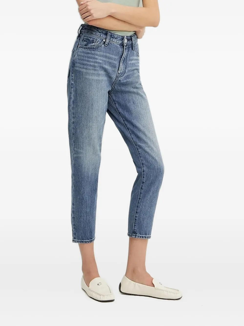Armani Exchange faded cotton jeans | Blue | Image 1