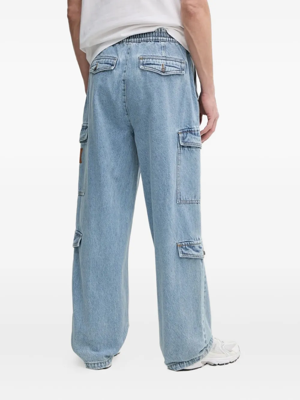 Armani Exchange cargo pocket jeans - Blauw