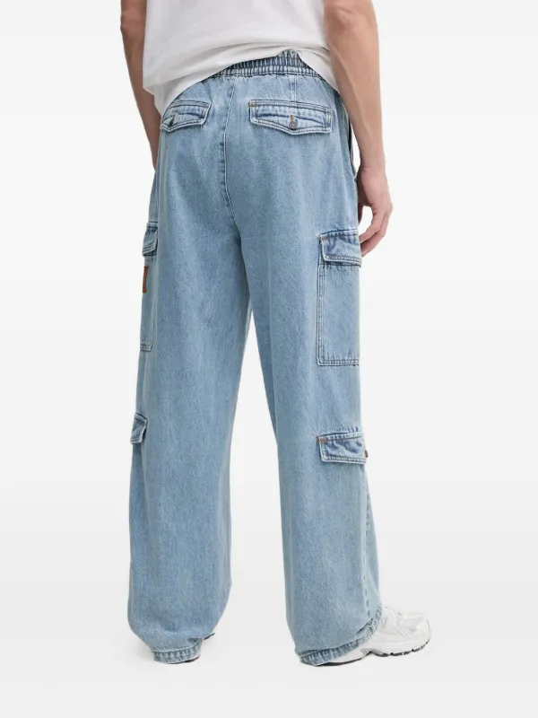 Armani Exchange Cargo Pocket Jeans | Blue | FARFETCH ID