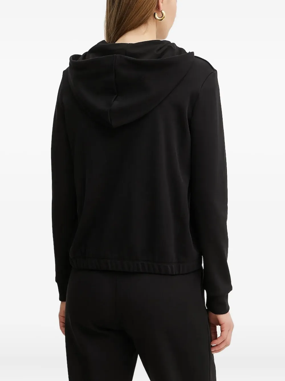 Armani Exchange Hoodie met rits - Zwart