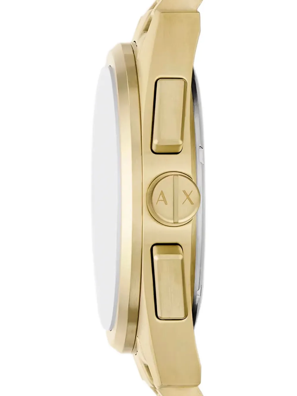 Armani Exchange Round Face 42mm In Gold