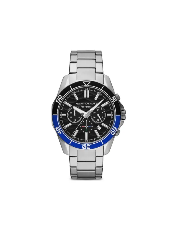 Armani Exchange round-face Set 44mm Black FARFETCH PH - Main Image