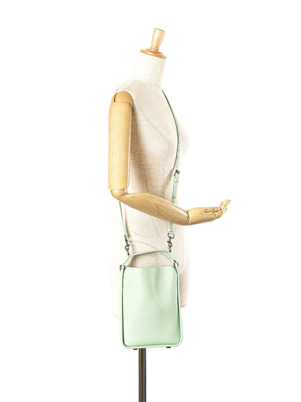 2021-2024 Pebbled Calfskin Tool 2.0 North South Xs Tote Satchel