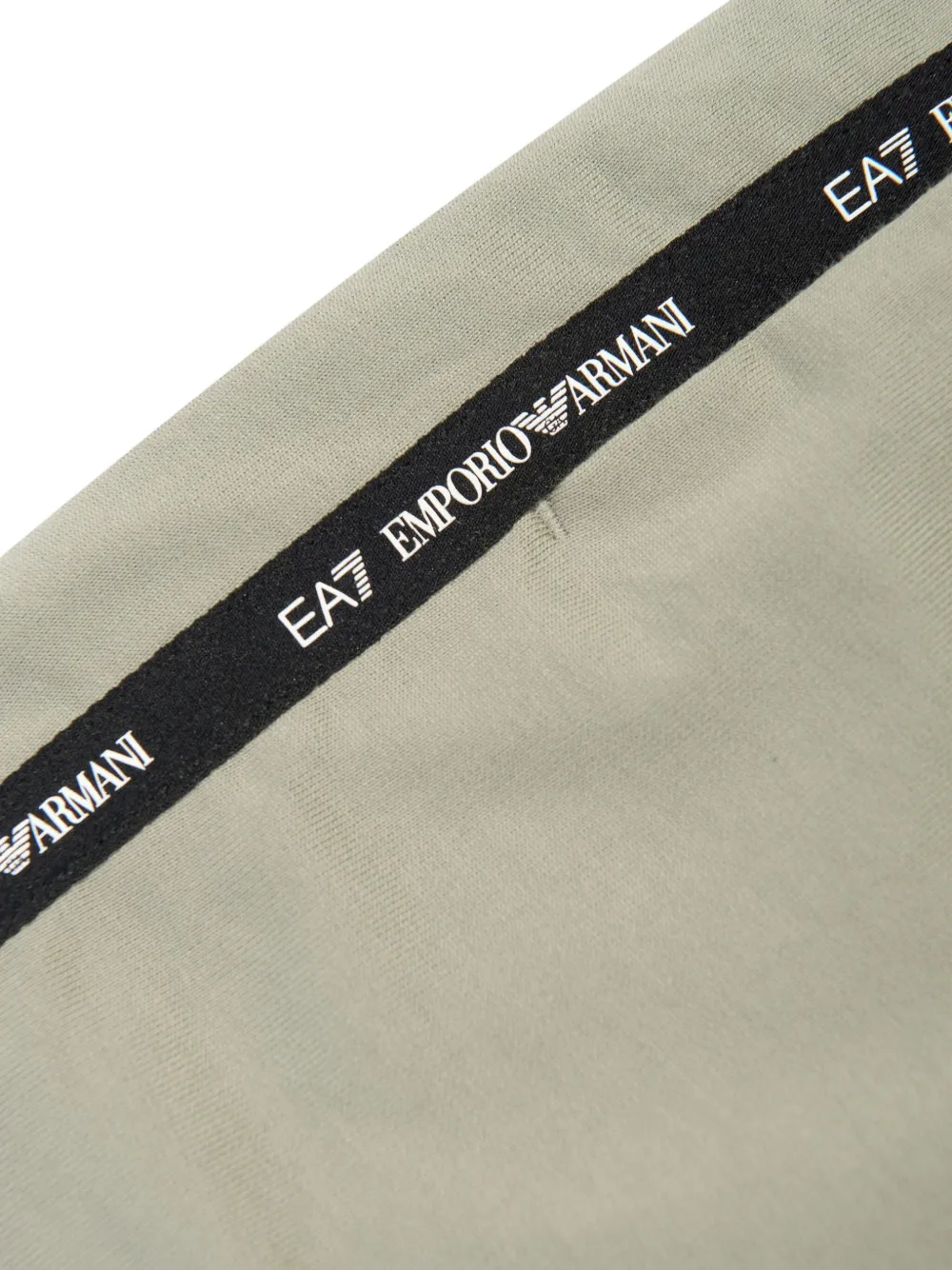 Emporio Armani Kids Shorts met logo Grijs