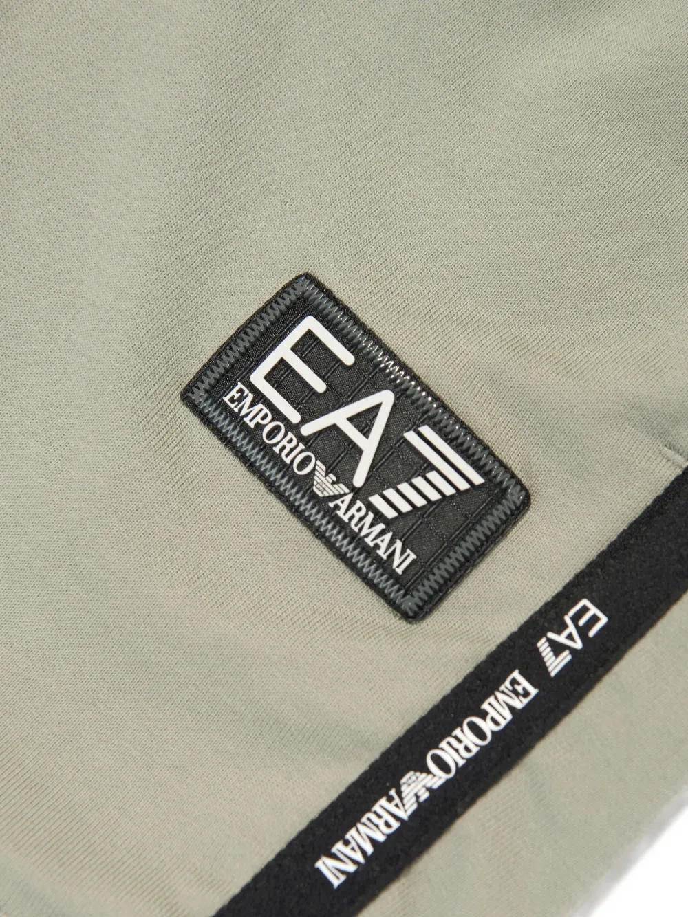 Emporio Armani Kids Shorts met logo Grijs