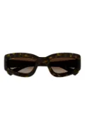 Gucci Eyewear havana-pattern sunglasses - Brown