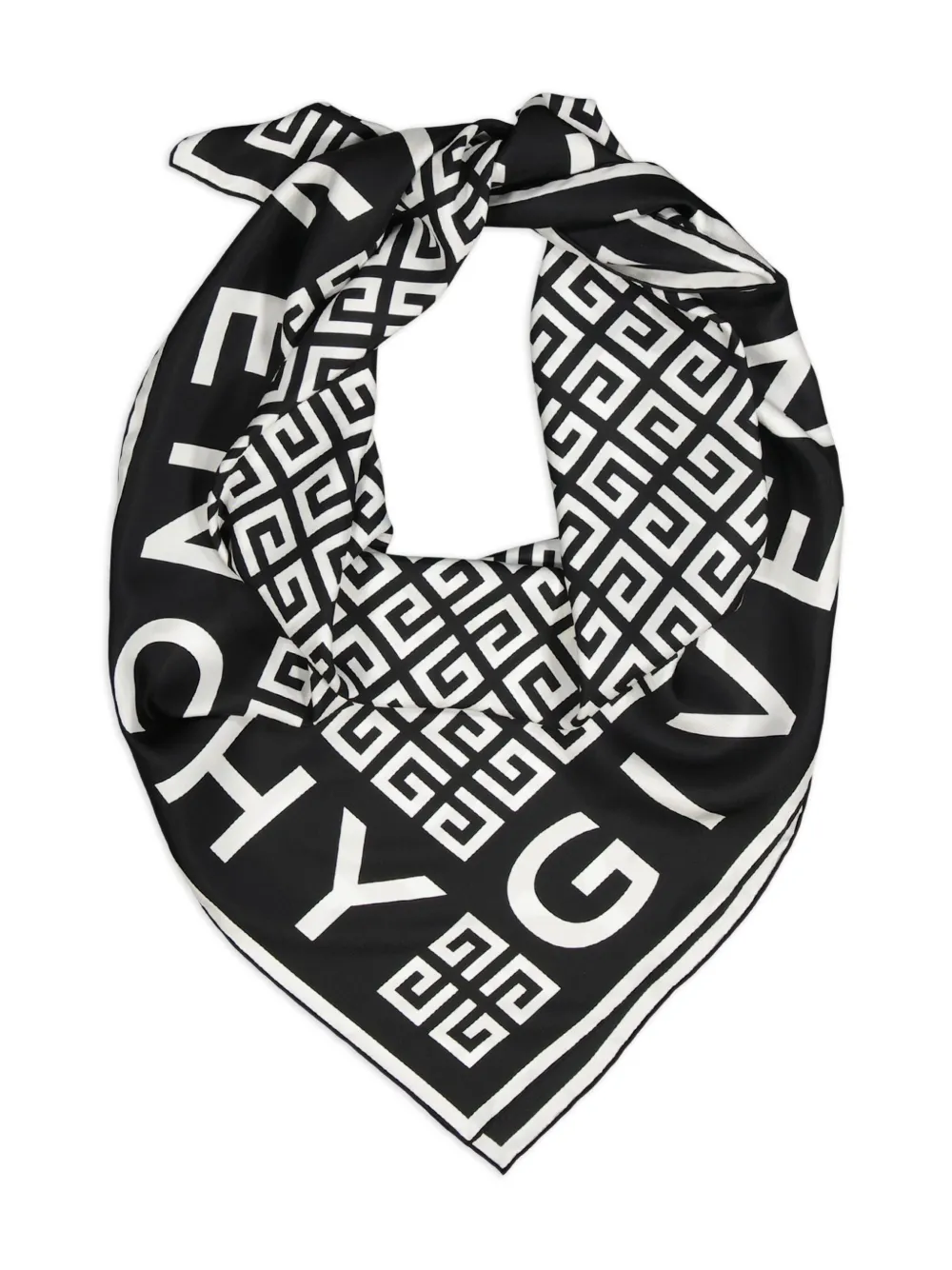 Givenchy Sjaal met 4G print Zwart