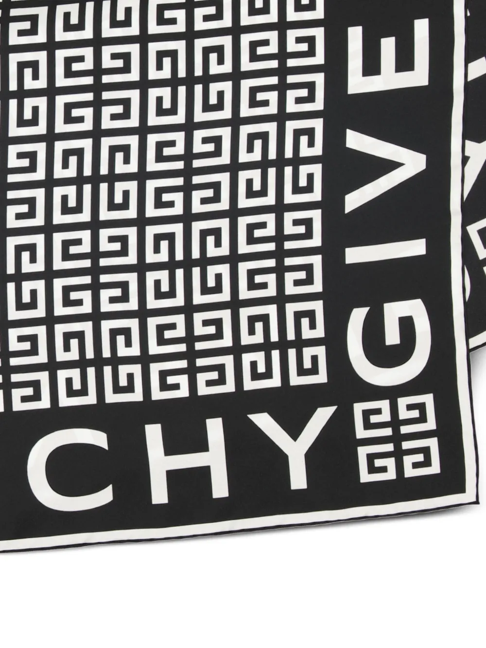 Givenchy Sjaal met 4G print Zwart