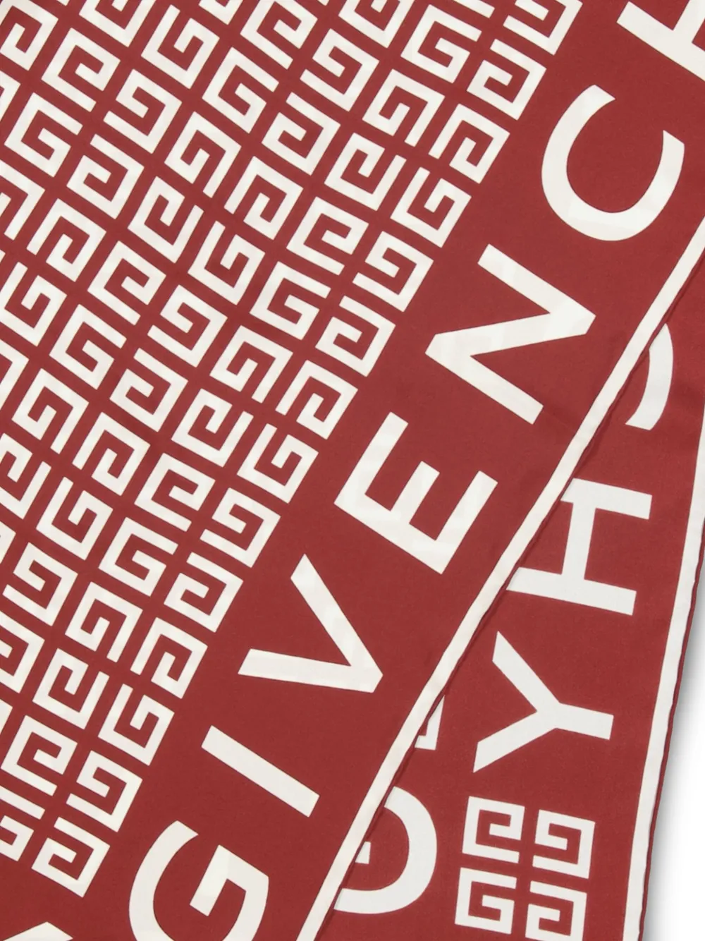 Givenchy Sjaal met 4G print Rood