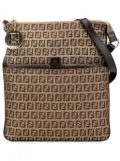 Fendi Pre-Owned 2000-2010 Zucchino Canvas crossbody bag - Brown