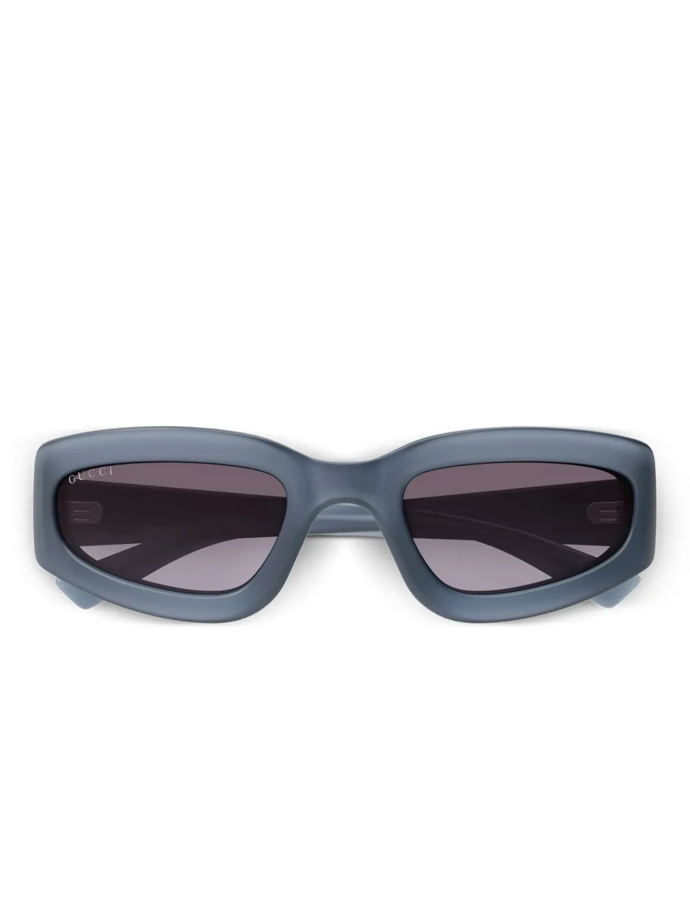 Gucci Eyewear Zonnebril met geometrisch montuur Grijs