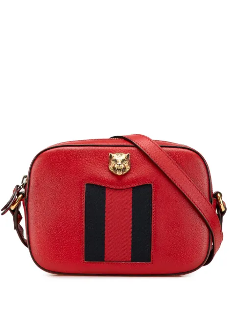Gucci Pre-Owned 2016-2024 Leather Animalier Web Disco crossbody bag