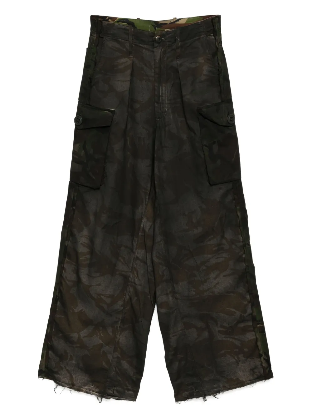 PROTOTYPES camouflage-print cargo trousers | Green | Image 1