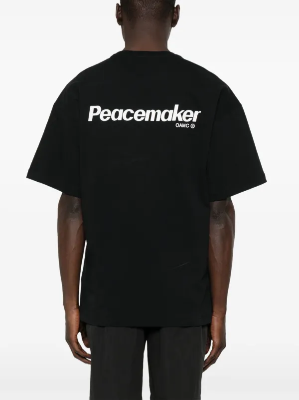 Tシャツ・カットソー OAMC SS25 PEACEMAKER FLOWER TEE (PCM1OT02GJE002099 BLK) Peacemaker OAMC Flower T-shirt Black