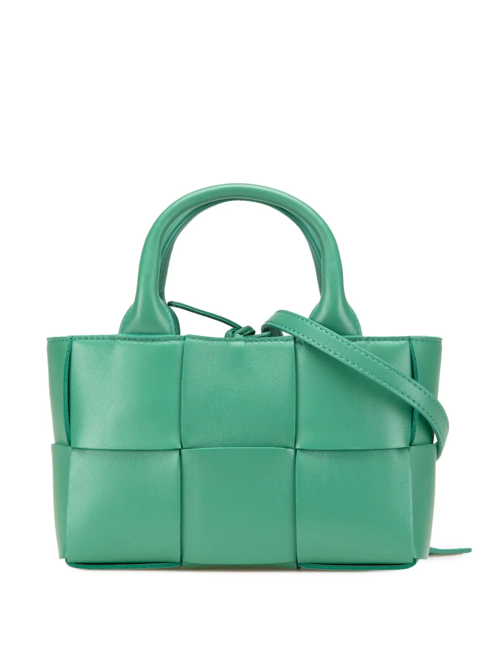 Bottega Veneta Pre-Owned 2012-2024 キャンディ ラムスキン イントレチャート アルコ トート Bottega Veneta Pre-Owned 2012-2024 キャンディ ラムスキン イントレチャート アルコ トート