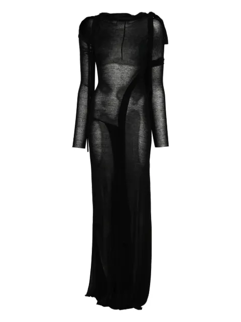 Ottolinger vestido largo Deconstructed