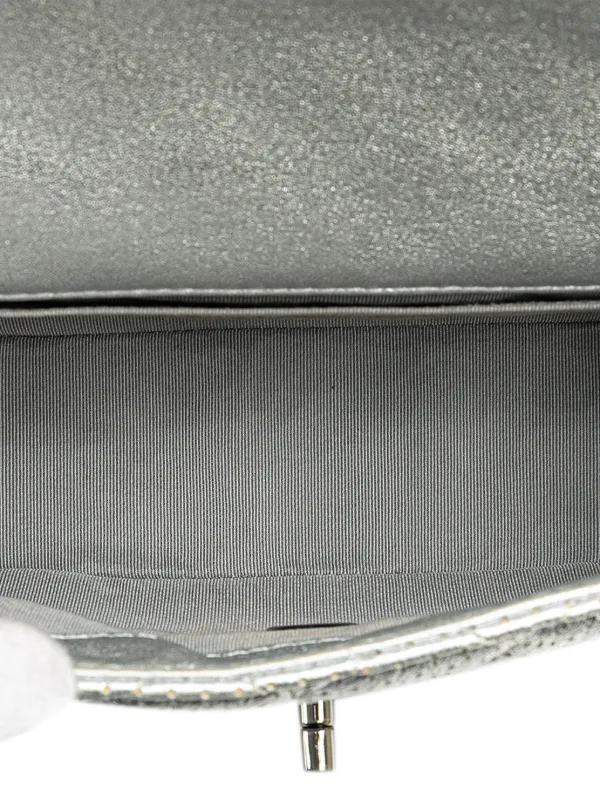 CHANEL Pre-Owned 2014 Mini Perforated Lambskin Punch Flap