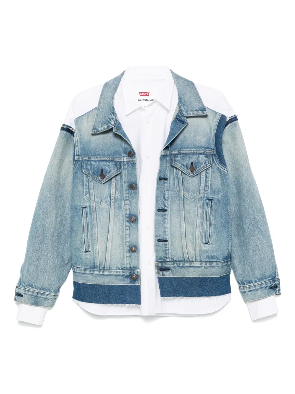 Junya Watanabe x Levi's パネル ジャケット - ブルー Junya Watanabe x Levi's パネル ジャケット - ブルー