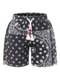 MC2 Saint Barth Kids paisley-print swim shorts - Black