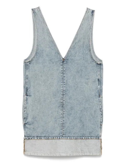 DONDUP vestido corto con cuello en V
