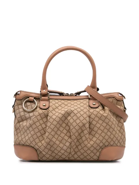 Gucci Pre-Owned 2000-2015 Diamante Canvas Sukey satchel