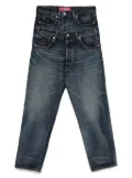 Junya Watanabe MAN double-waist jeans - Blue
