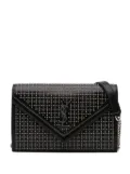 Saint Laurent Pre-Owned 2018 Studded Leather Monogram Le Sept Chain Bag crossbody bag - Black