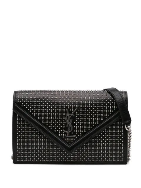 Saint Laurent Pre-Owned 2018 Studded Leather Monogram Le Sept Chain Bag crossbody bag