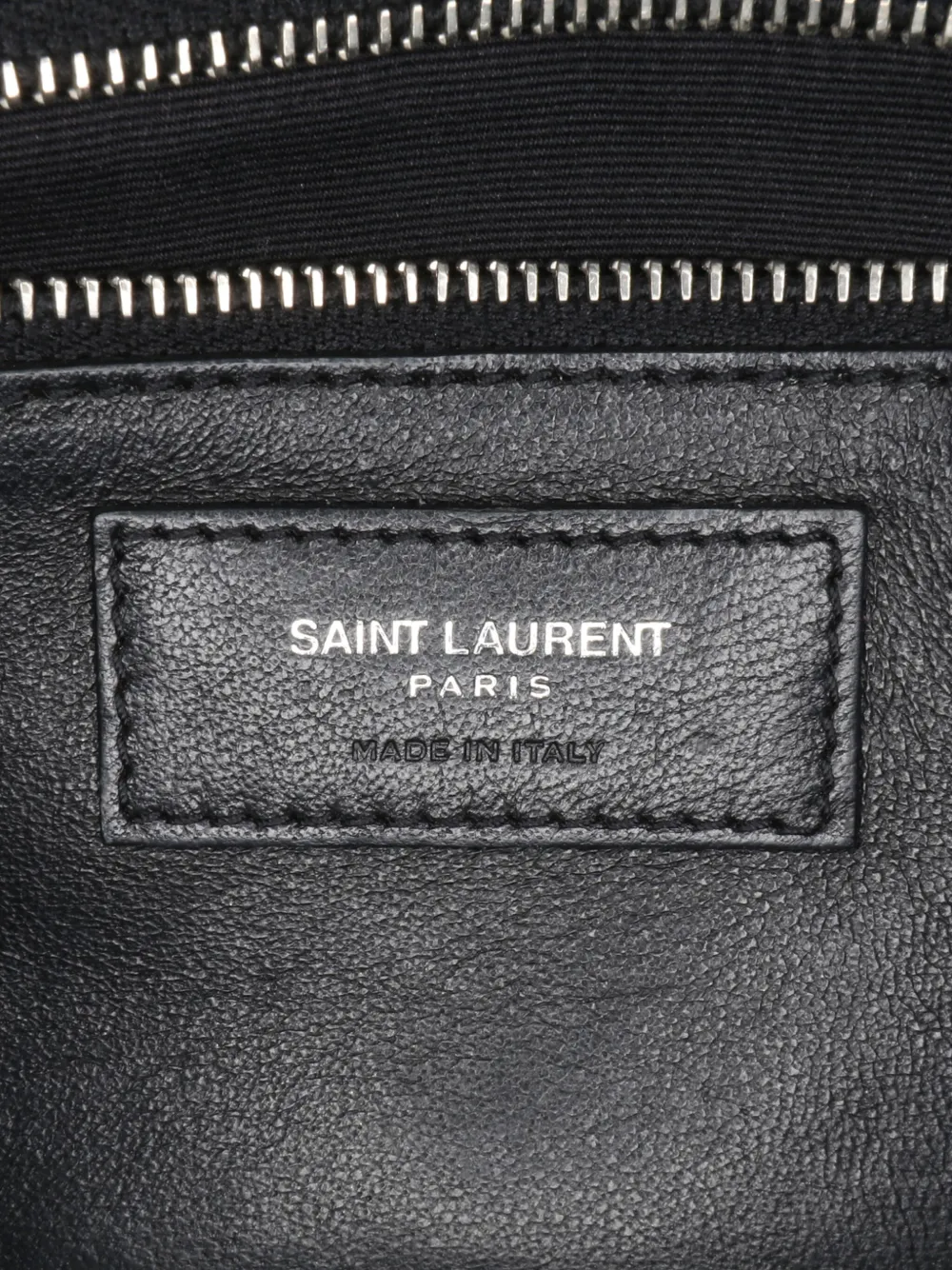 Pre-owned Saint Laurent 2018 Studded Leather Monogram Le Sept Chain Bag Crossbody Bag In Black