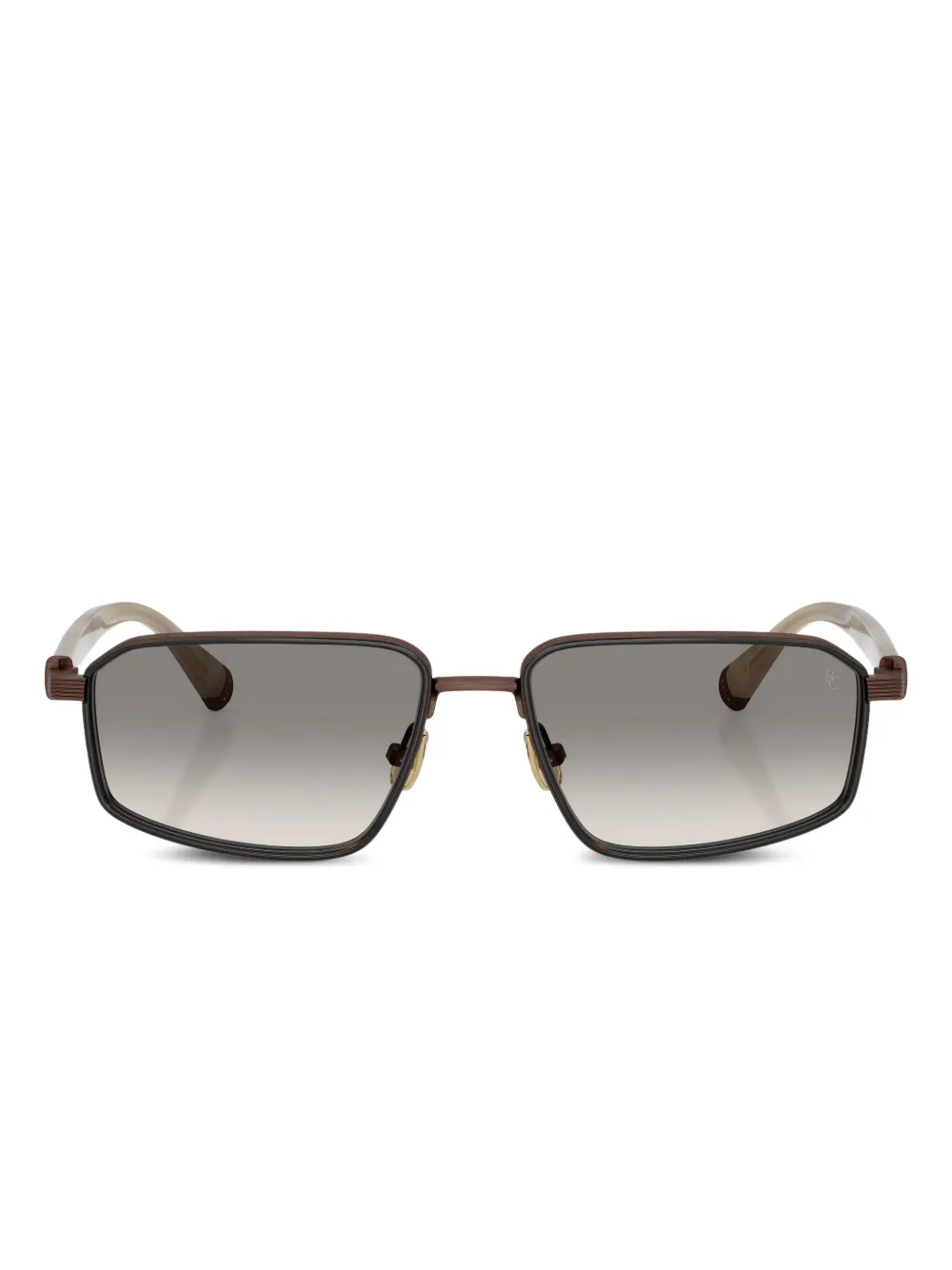 Brunello Cucinelli rectangle-frame sunglasses | marrón | Image 1