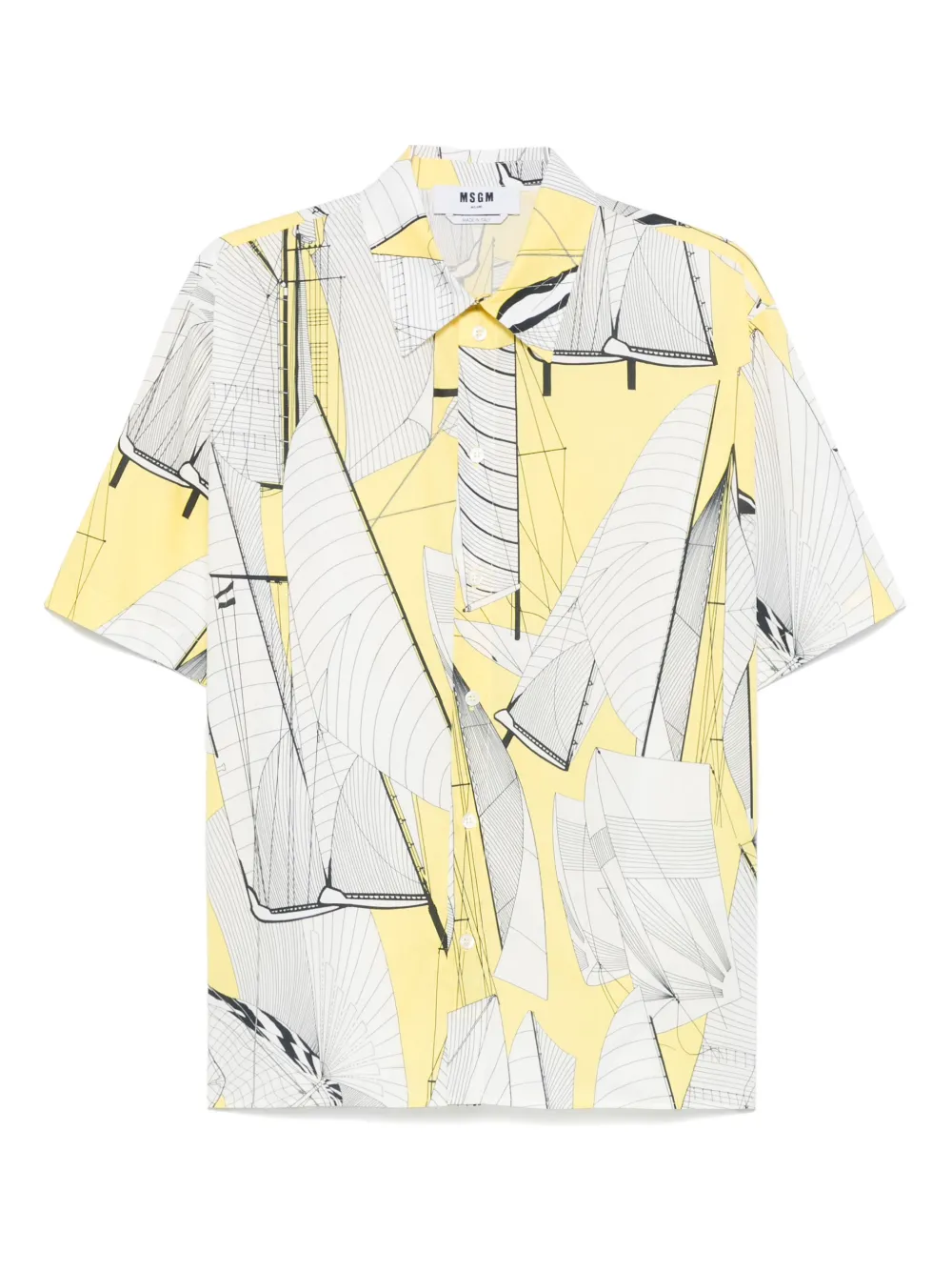MSGM camisa Sail Race | amarillo | Image 1
