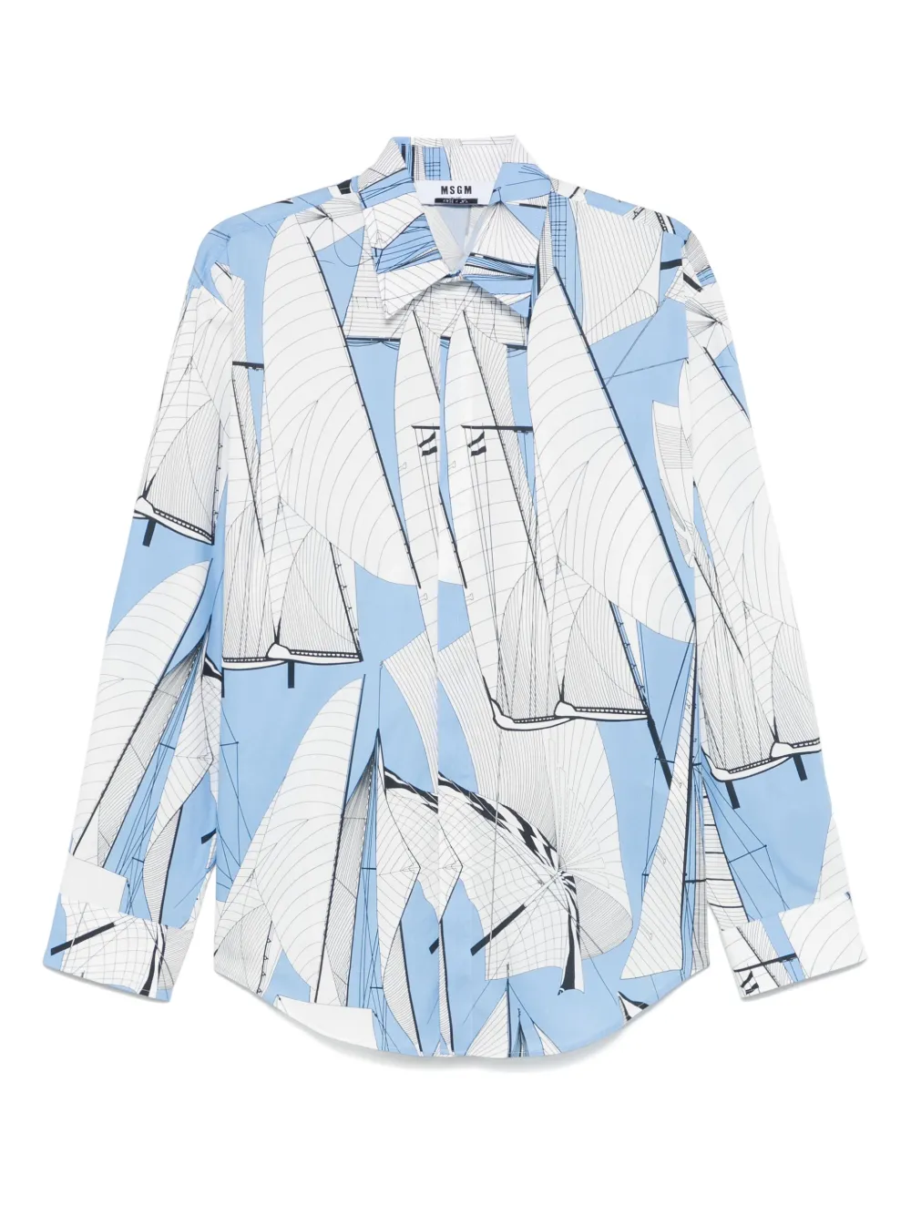 MSGM camisa Sail Race | azul | Image 1