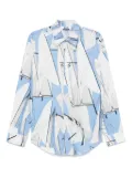 MSGM Sail Race shirt - Blue