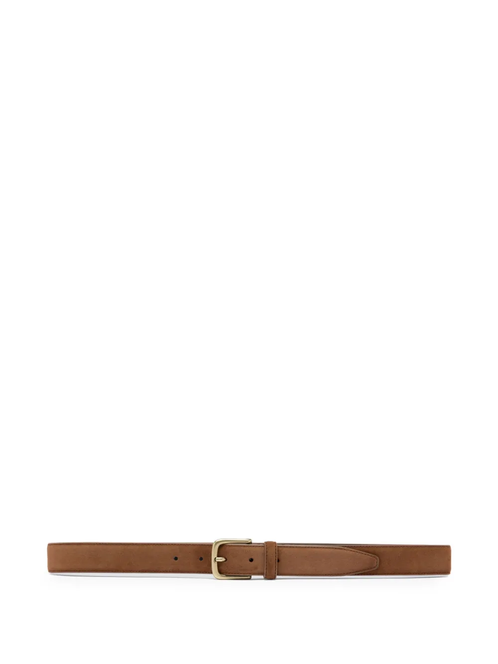 Officine Creative Leren riem met goudkleurige gesp Bruin