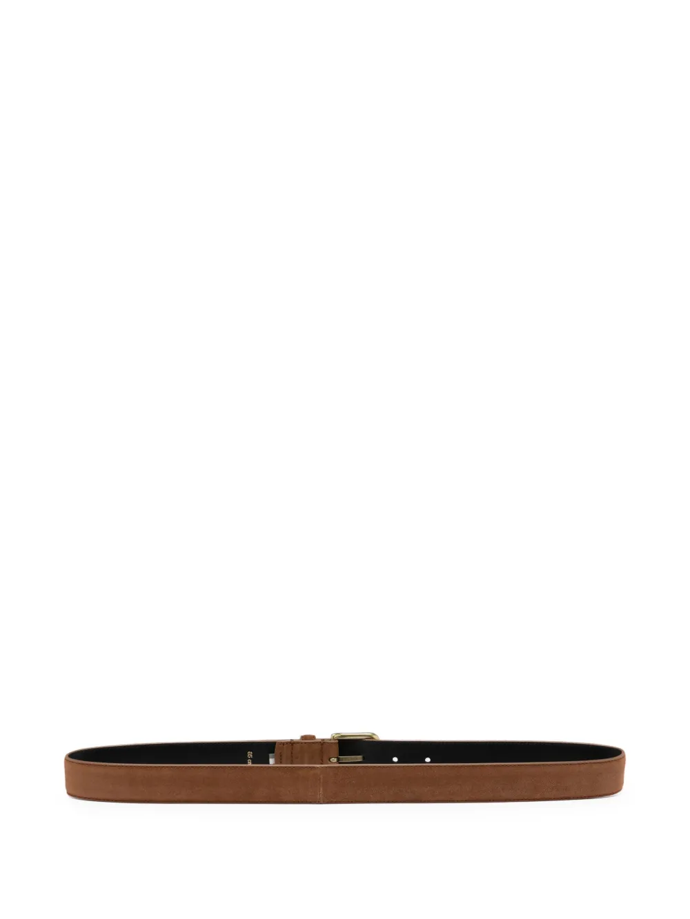 Officine Creative Leren riem met goudkleurige gesp Bruin