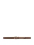 Officine Creative suede slim belt - Neutrals