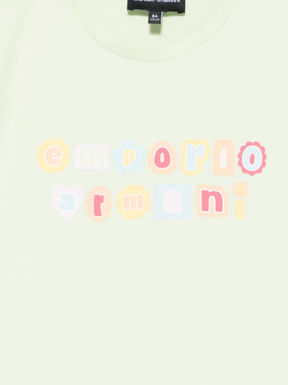 Emporio Armani Kids Twee T-shirts met print Groen