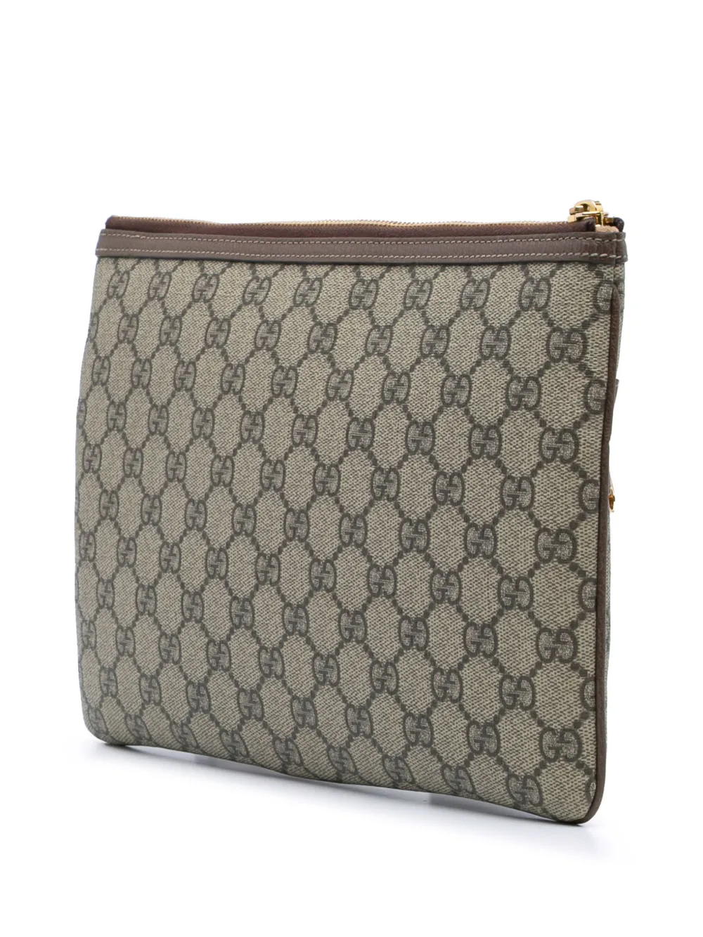 Gucci Pre-Owned 2016-present Large GG Supreme Ophidia Web clutch bag | Pre-Owned | Image 2