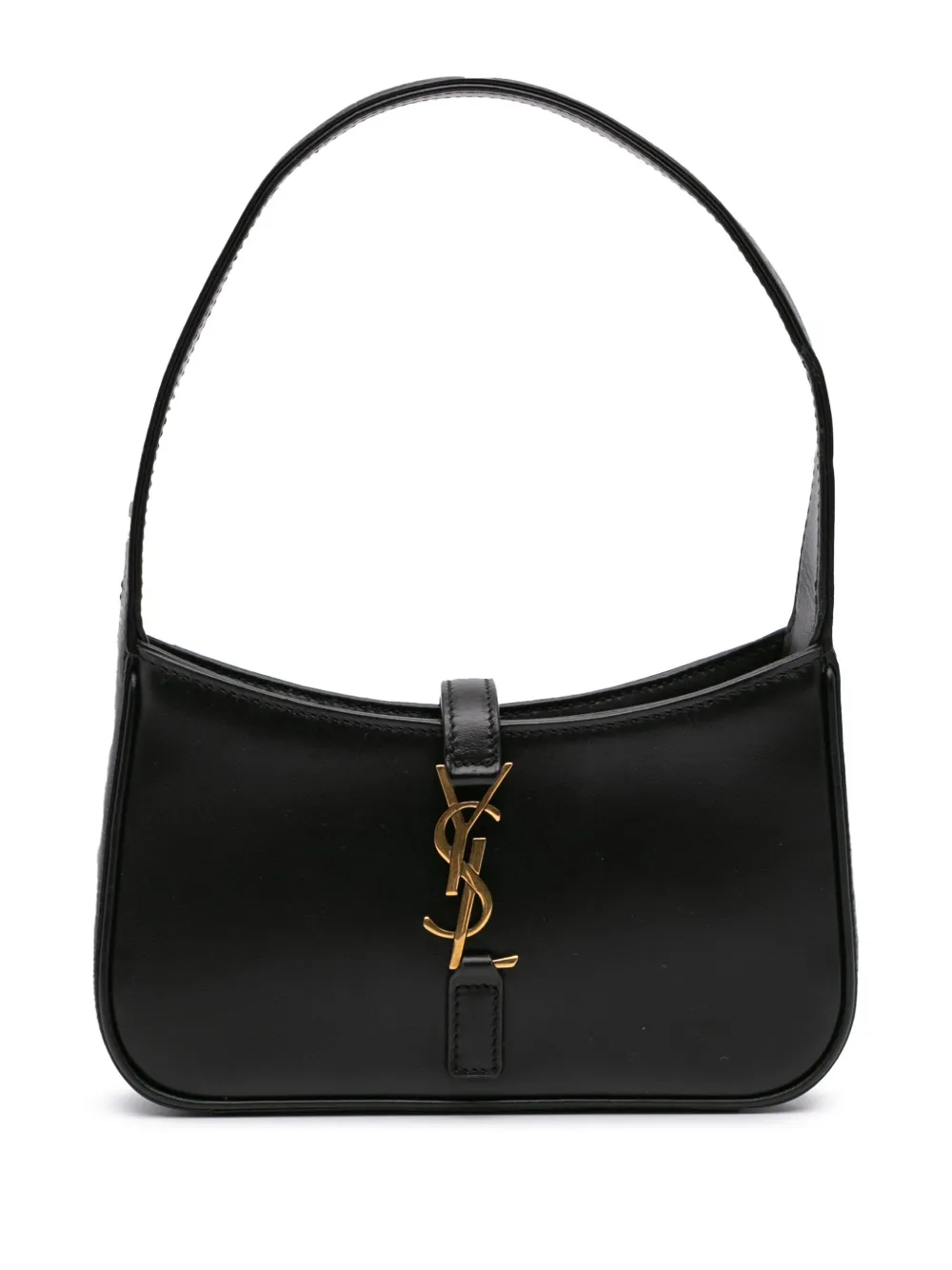 Saint Laurent Pre-Owned 2022 Mini Calfskin Le 5 a 7 Bag shoulder bag | Black | Image 1