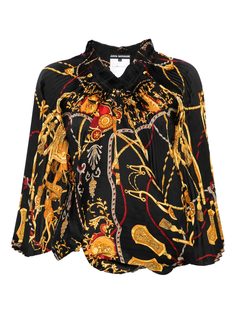 Junya Watanabe Shirt met print Zwart