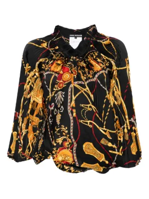 Junya Watanabe x Commes Des Garçons short-sleeved Top | Black