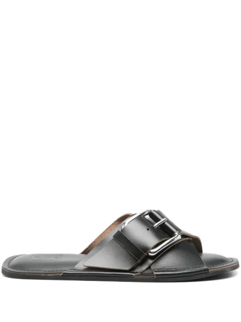 Plan C leather sandals