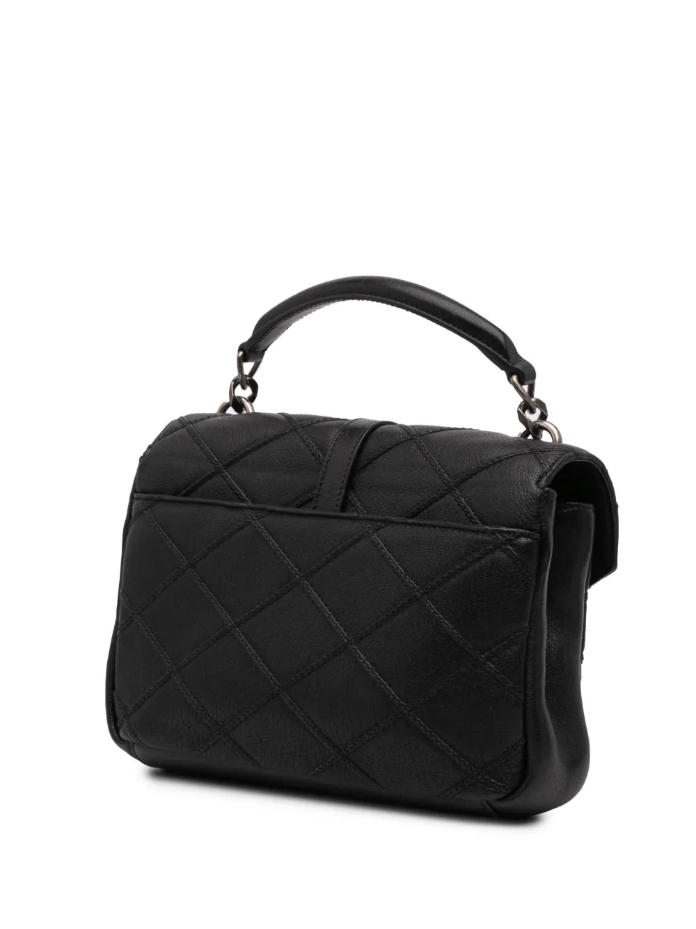 Saint Laurent Pre-Owned Borsa a tracolla College media in pelle di vitello trapuntata con monogramma 2016 | Pre-owned | Image 2