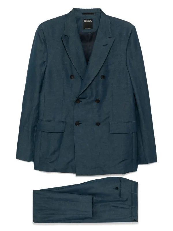 Zegna Trofeo スーツ | ブルー | FARFETCH JP