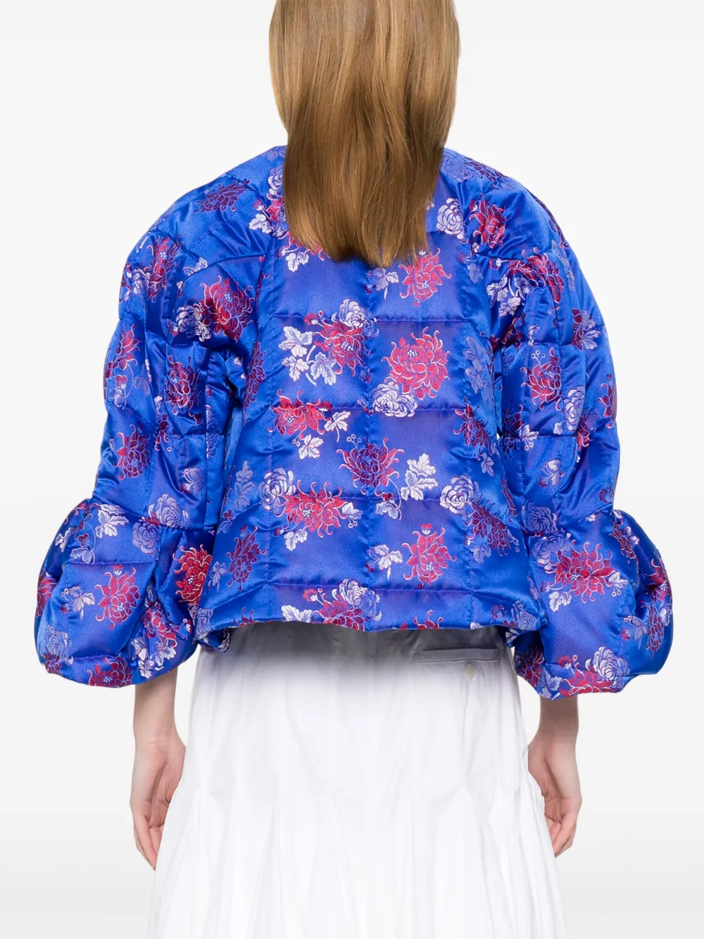 COMME DES GARÇONS FLORAL-JACQUARD JACKET 