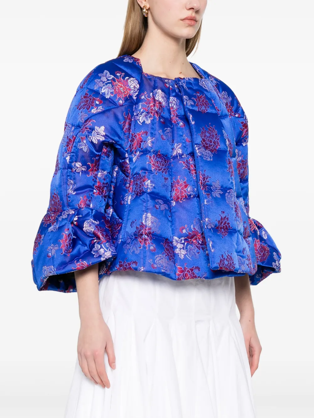 COMME DES GARÇONS FLORAL-JACQUARD JACKET 