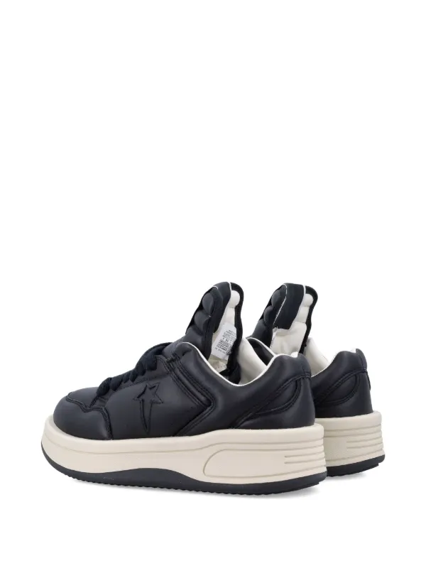 Rick Owens DRKSHDW レザースニーカー | ブラック | FARFETCH JP